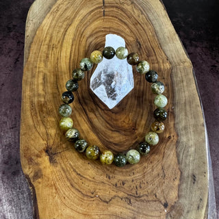 Green Garnet Bracelet 8mm - The Mystical Moon Online Store