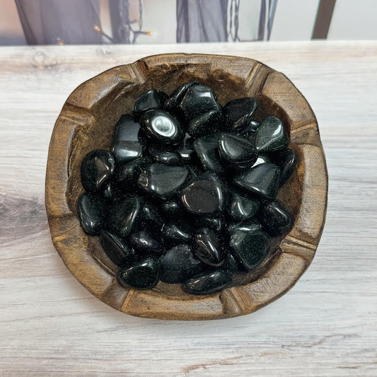 Green Goldstone Tumbled Crystal - The Mystical Moon Online Store