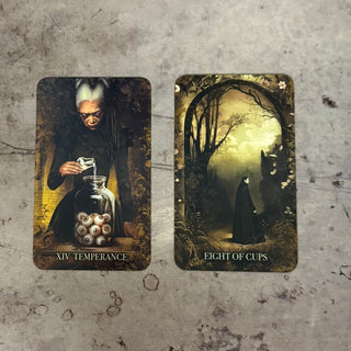 Grim Tales Tarot Deck by Fiona Edgemwood - The Mystical Moon