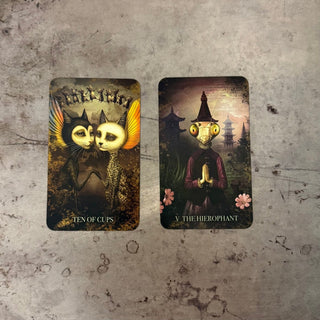 Grim Tales Tarot Deck by Fiona Edgemwood - The Mystical Moon