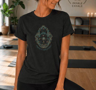 Hamsa Protection T-Shirt - The Mystical Moon