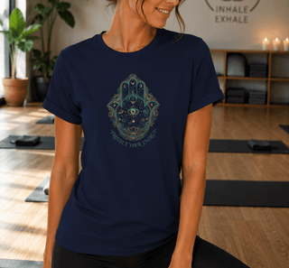 Hamsa Protection T-Shirt - The Mystical Moon