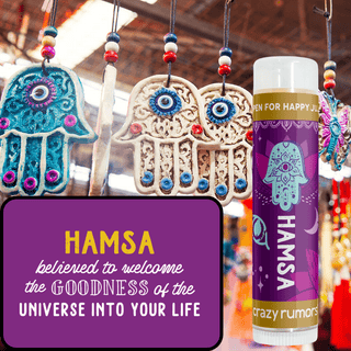 Happy Juju Hamsa Lip Balm by Crazy Rumors - The Mystical Moon Online Store