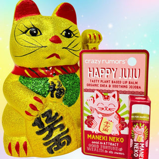 Happy Juju Maneki Neko Lip Balm by Crazy Rumors - The Mystical Moon Online Store