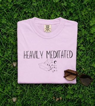 Heavily Meditated T-Shirt - The Mystical Moon Online Store