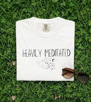 Heavily Meditated T-Shirt - The Mystical Moon Online Store