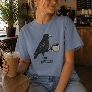 Hello Darkness My Old Friend T-Shirt - The Mystical Moon