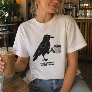 Hello Darkness My Old Friend T-Shirt - The Mystical Moon
