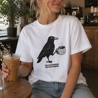 Hello Darkness My Old Friend T-Shirt - The Mystical Moon