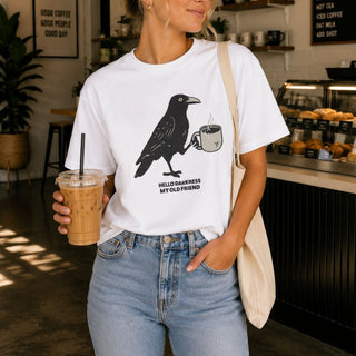Hello Darkness My Old Friend T-Shirt - The Mystical Moon