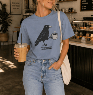 Hello Darkness My Old Friend T-Shirt - The Mystical Moon