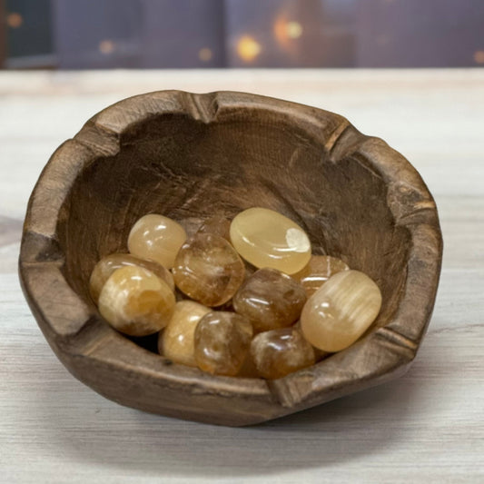 Honey Calcite Tumbled Crystal - The Mystical Moon Online Store