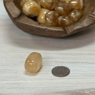 Honey Calcite Tumbled Crystal - The Mystical Moon Online Store