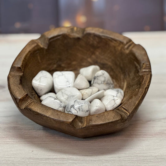 Howlite Tumbled Crystal - The Mystical Moon Online Store