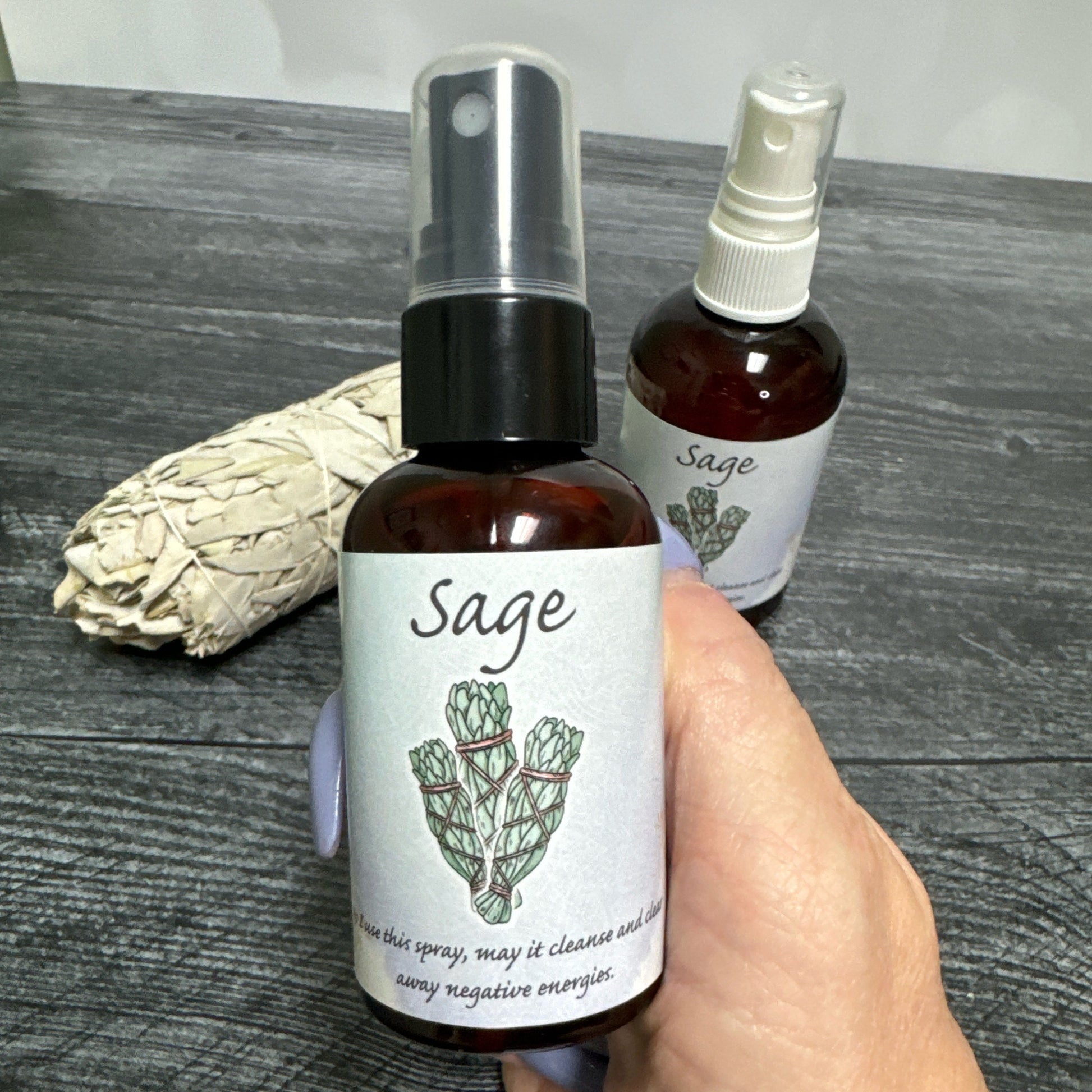 Sage Spray for energy cleansing and protection