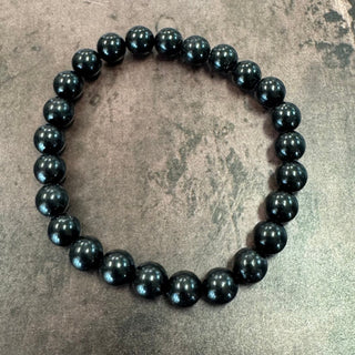 Jet Beaded Bracelet 8mm - The Mystical Moon Online Store