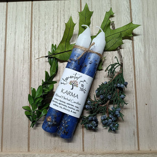 Karma Herbal Intention Candles - The Mystical Moon Online Store