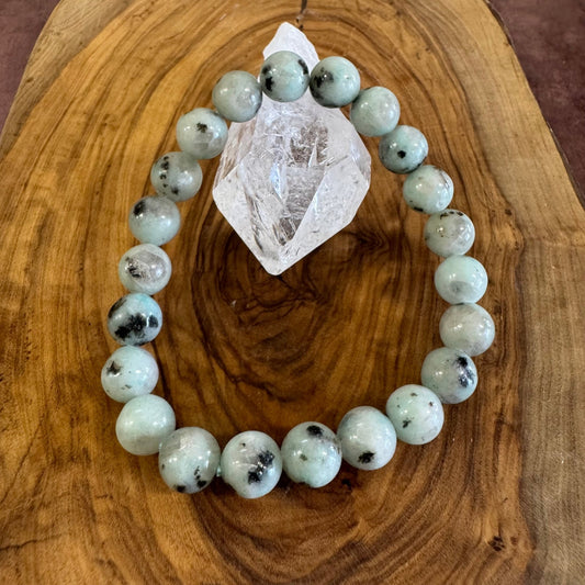 Kiwi Jasper Beaded Bracelet 8mm - The Mystical Moon Online Store