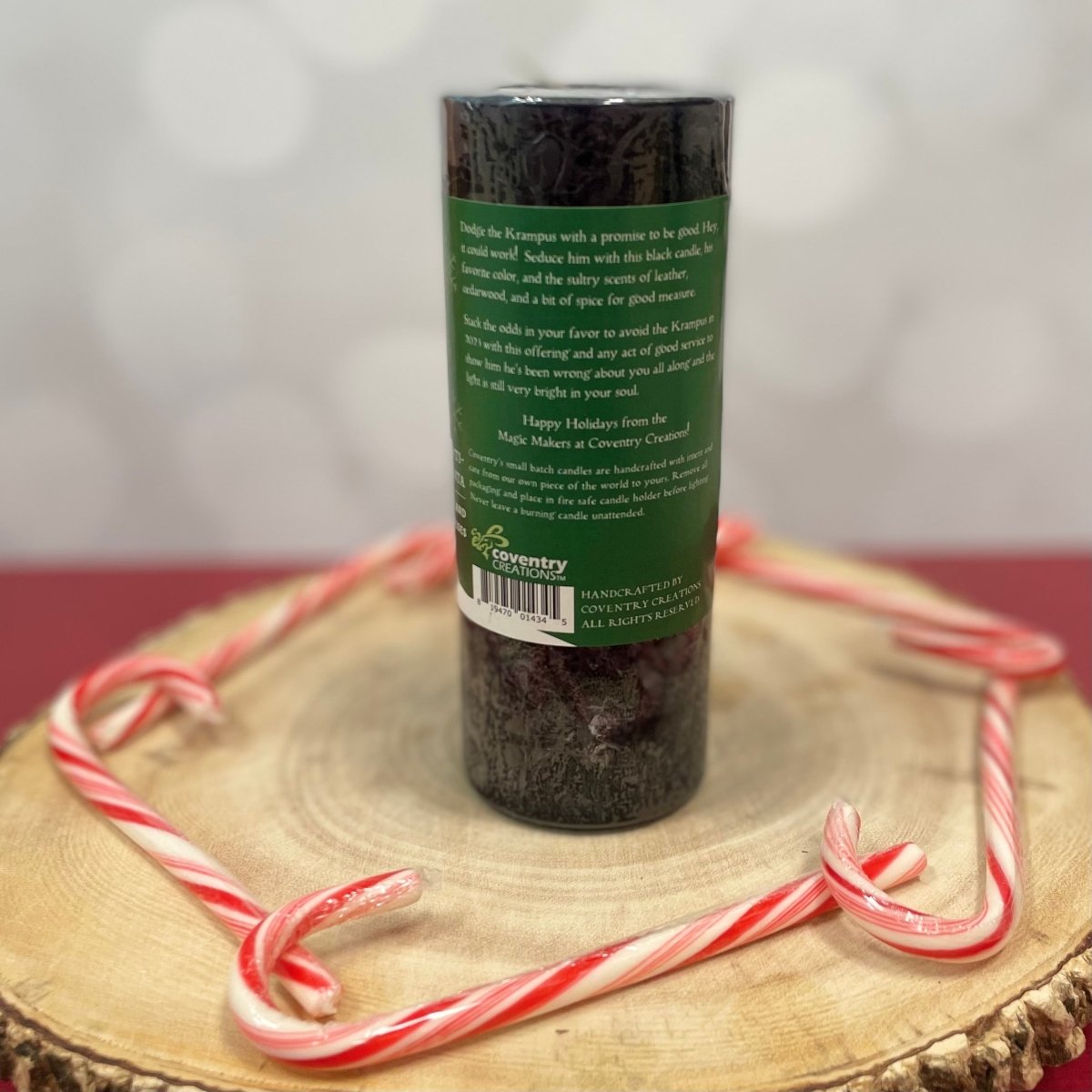 Krampus Candle Pillar - Christmas Candle - The Mystical Moon Online Store