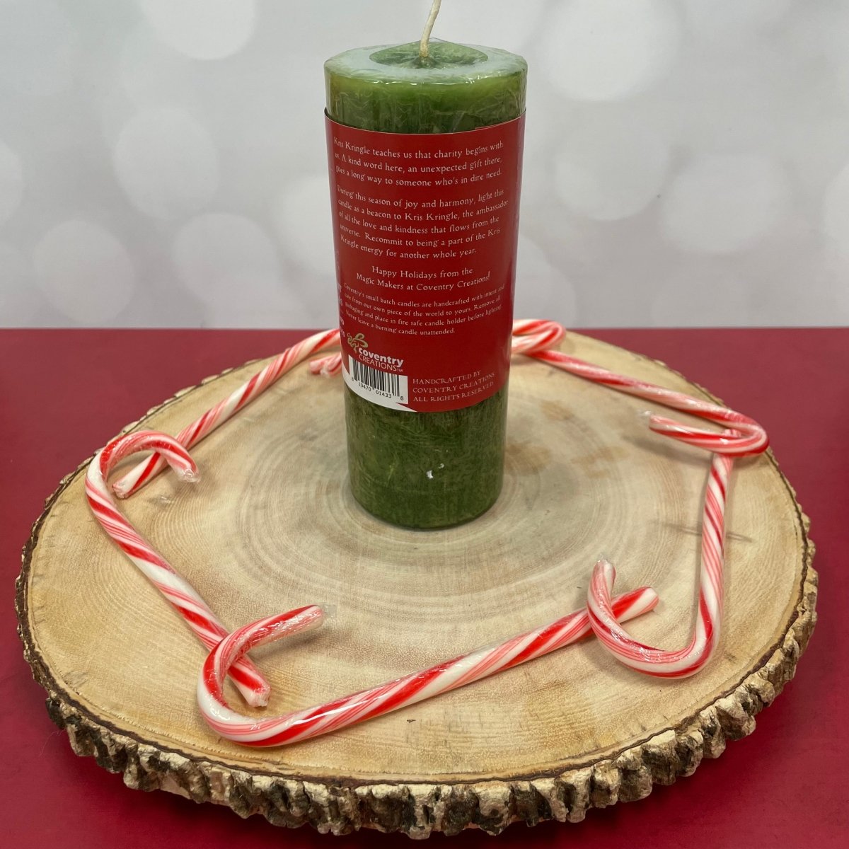 Kringle Candle Pillar - Christmas Candle - The Mystical Moon Online Store