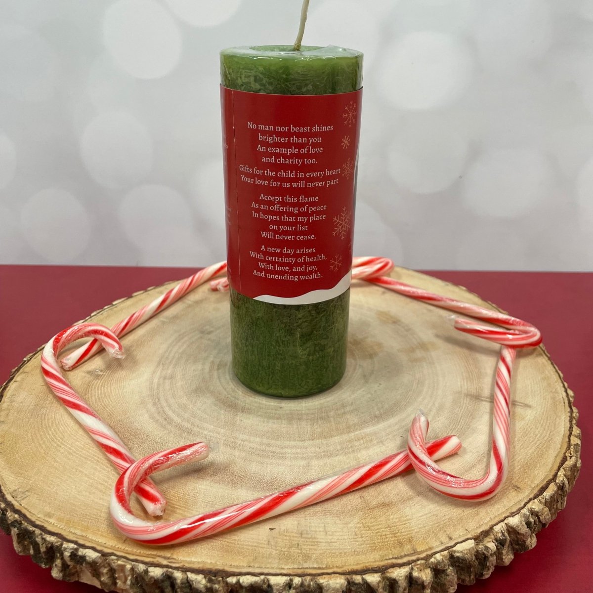 Kringle Candle Pillar - Christmas Candle - The Mystical Moon Online Store