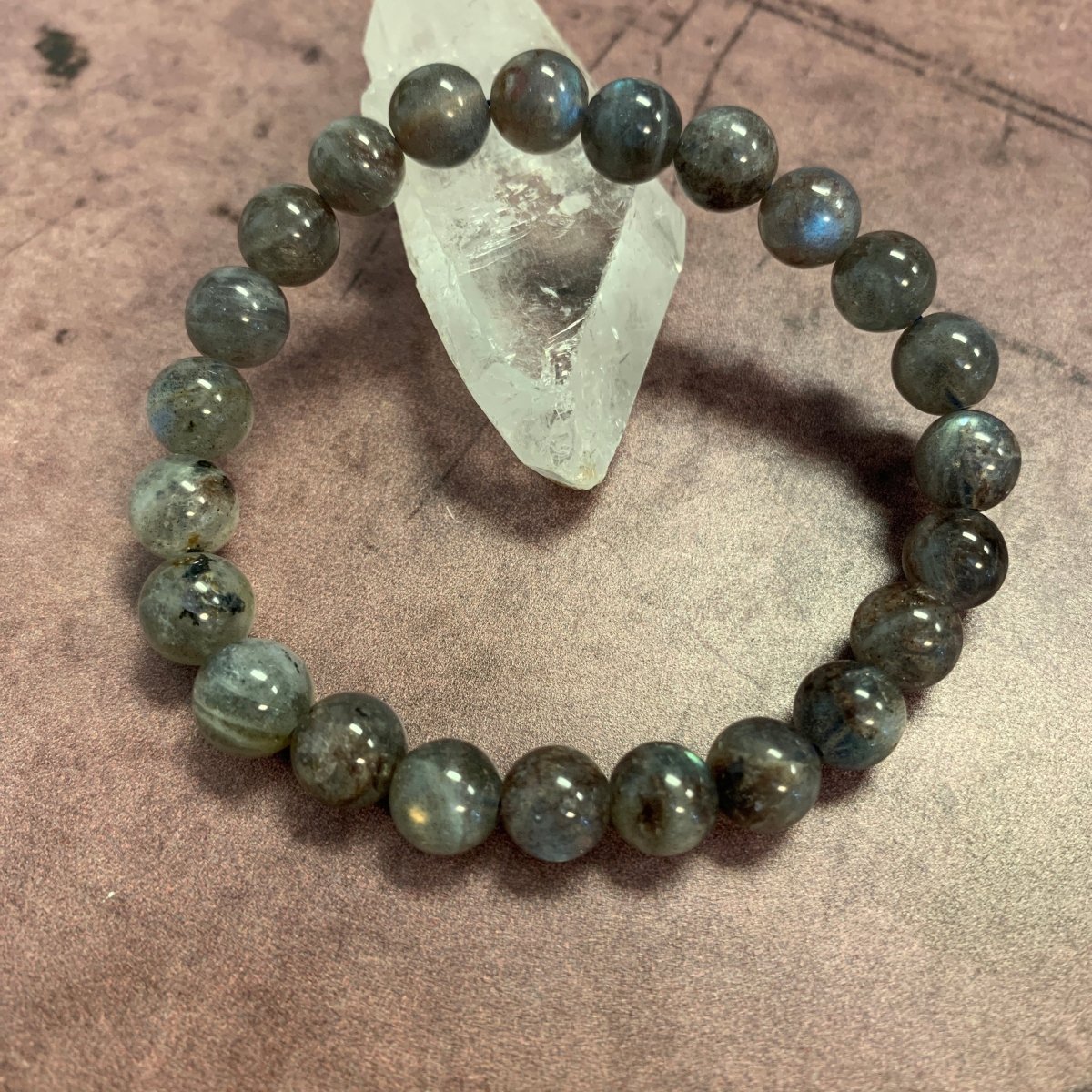 Labradorite Beaded Bracelet 8mm - The Mystical Moon Online Store