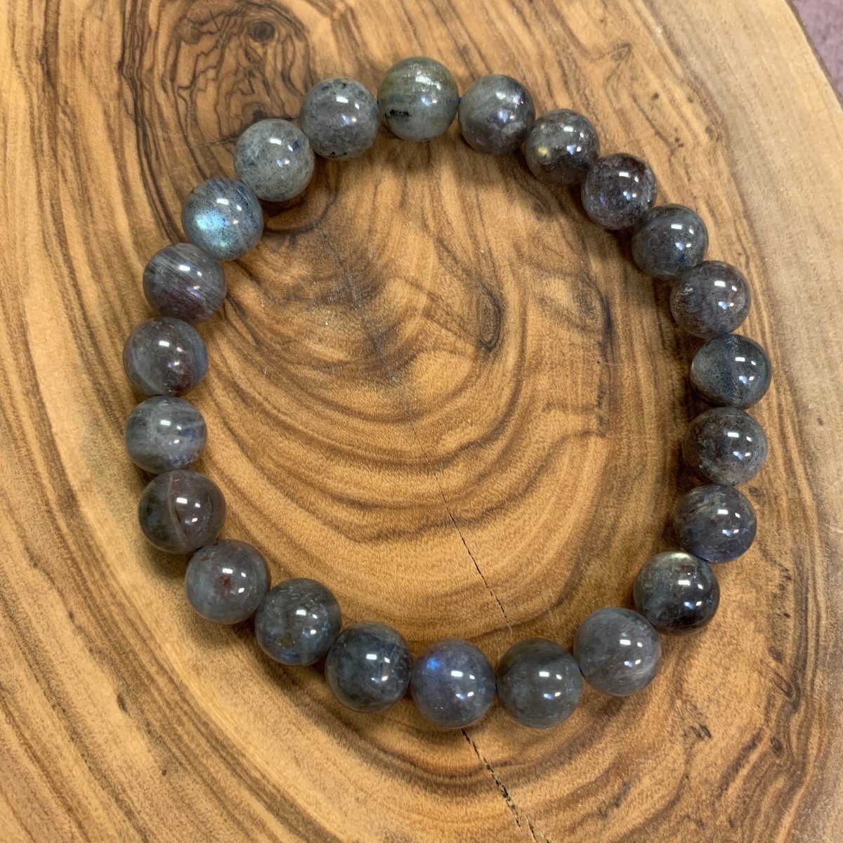 Labradorite Beaded Bracelet 8mm - The Mystical Moon Online Store