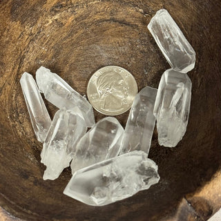 Lemurian Seed Crystal Wand – Mini Light Activation Tool (1”) - The Mystical Moon Online Store