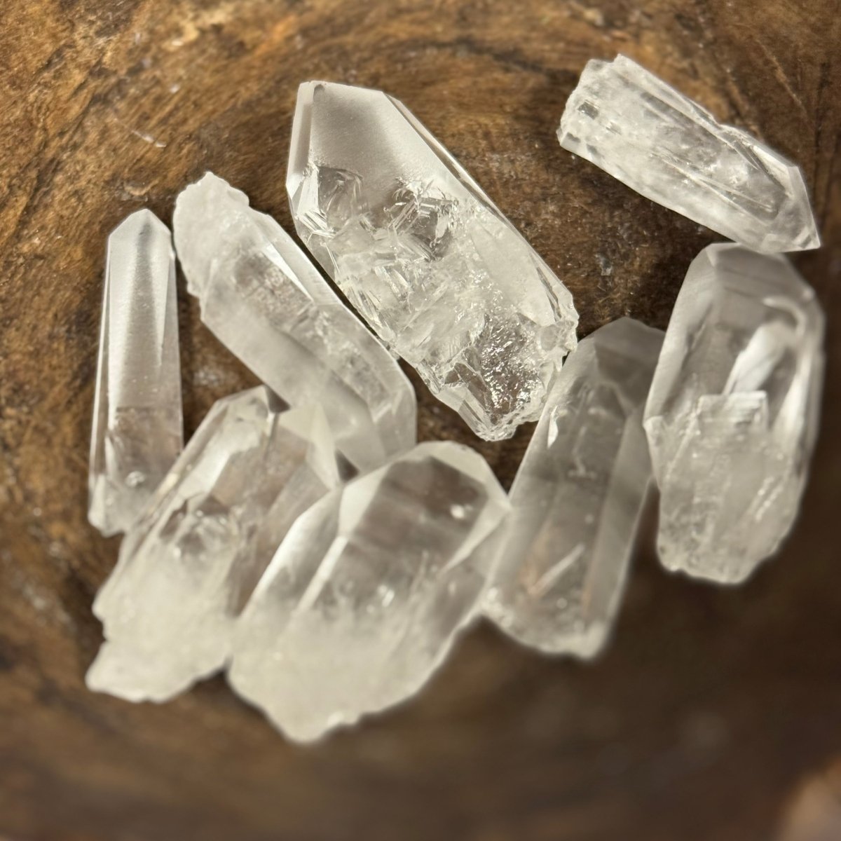 Lemurian Seed Crystal Wand – Mini Light Activation Tool (1”) - The Mystical Moon Online Store