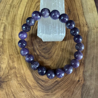 Lepidolite Beaded Bracelet 8mm - The Mystical Moon Online Store