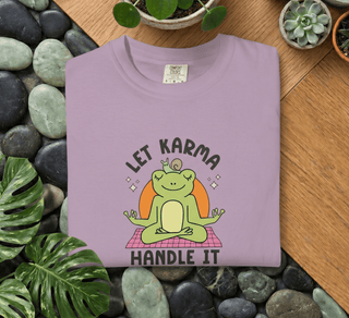 Let Karma Handle It Frog T-Shirt - The Mystical Moon Online Store