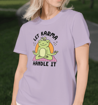 Let Karma Handle It Frog T-Shirt - The Mystical Moon Online Store