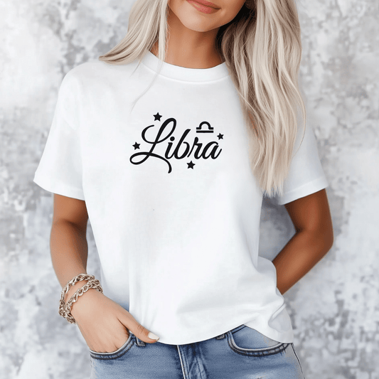 Libra Zodiac T-Shirt - The Mystical Moon Online Store