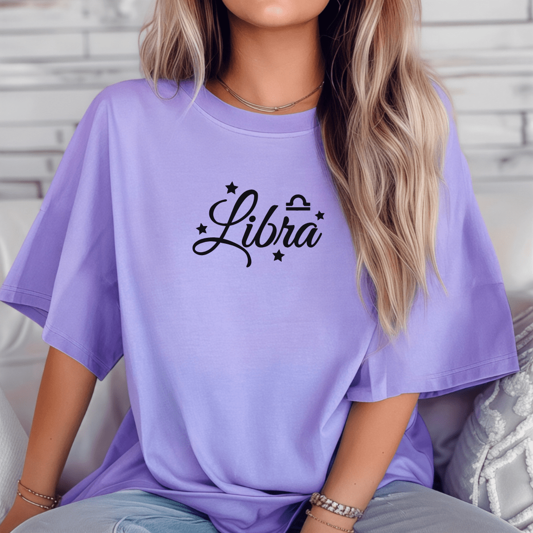 Libra Zodiac T-Shirt - The Mystical Moon Online Store