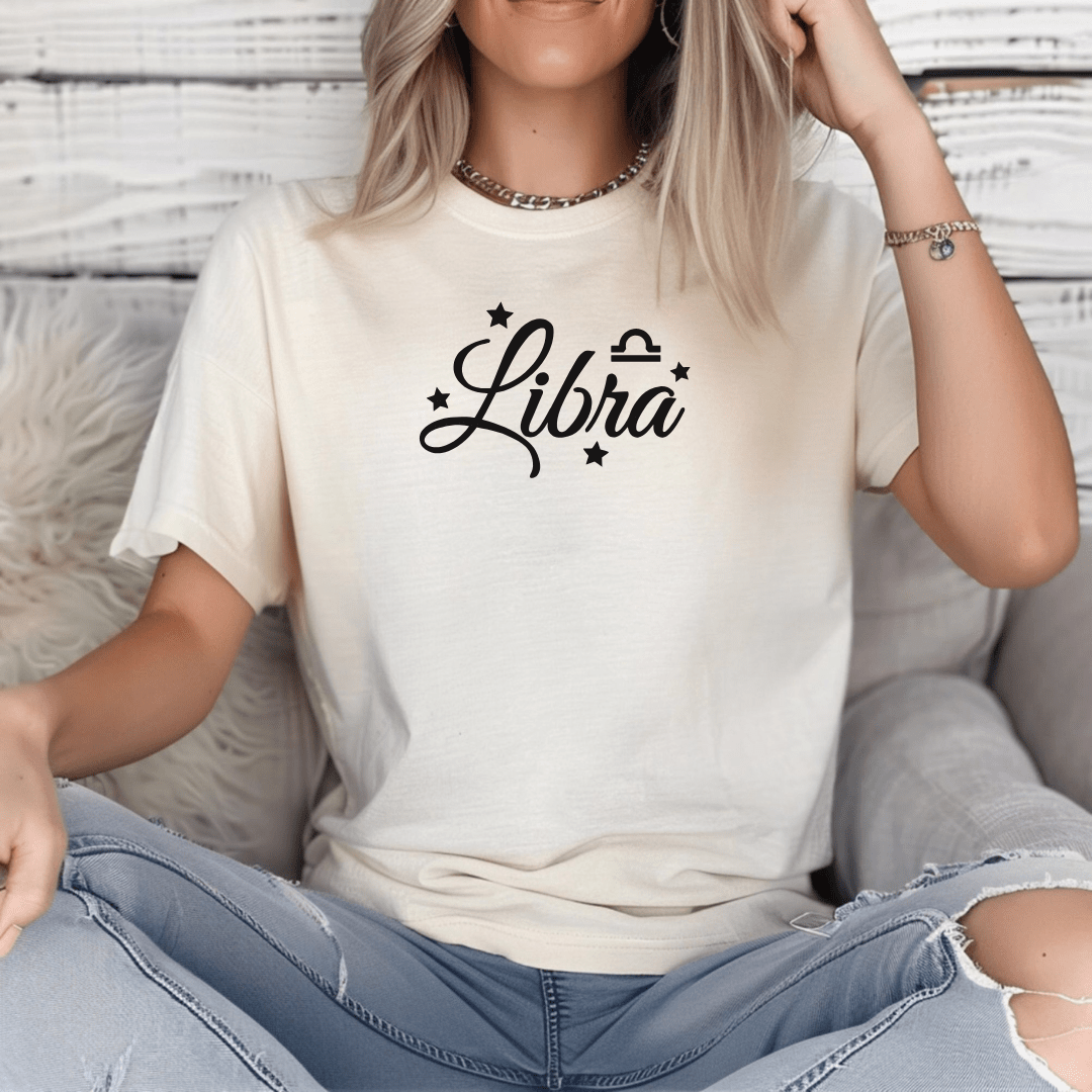 Libra Zodiac T-Shirt - The Mystical Moon Online Store