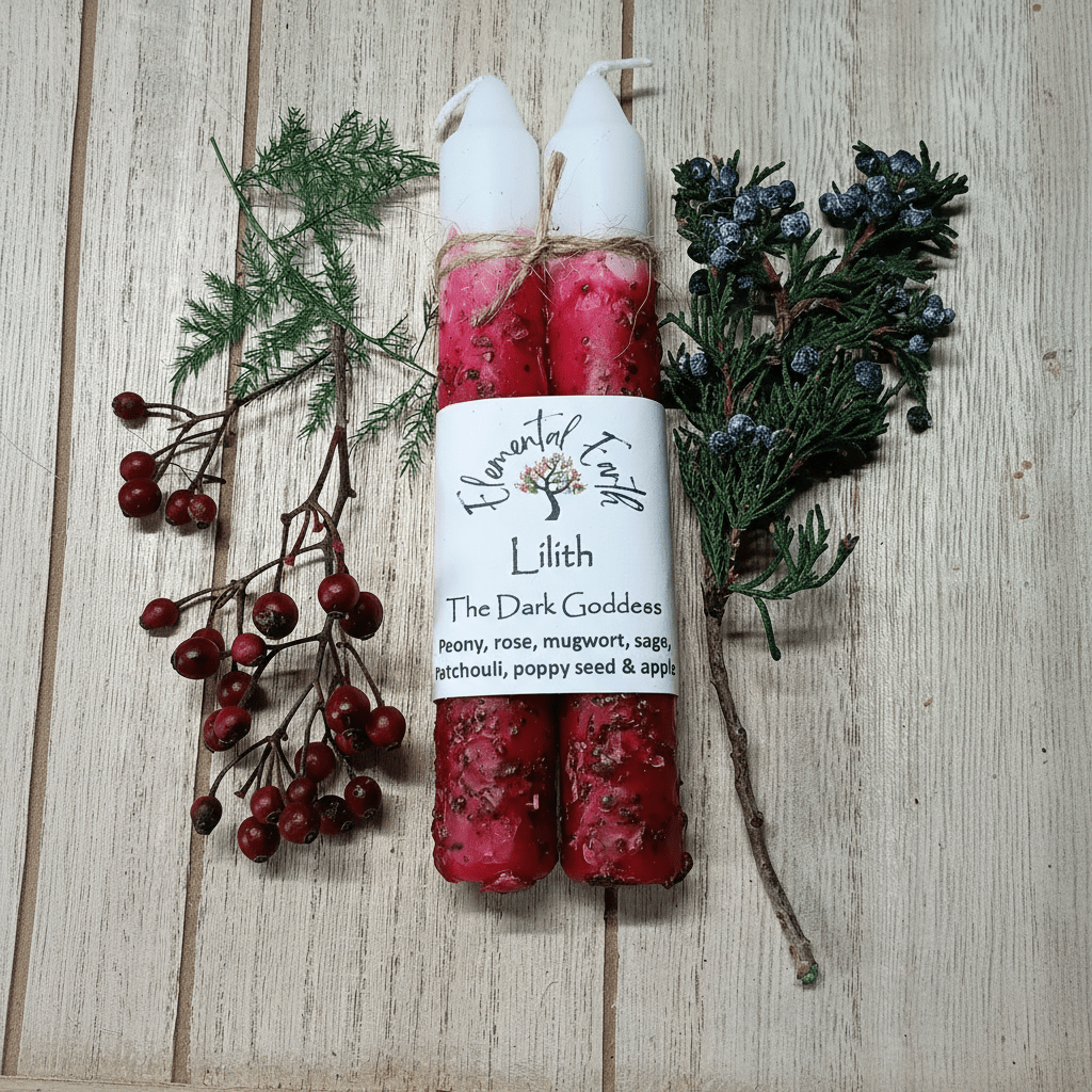 Lilith Herbal Intention Candles - The Mystical Moon Online Store