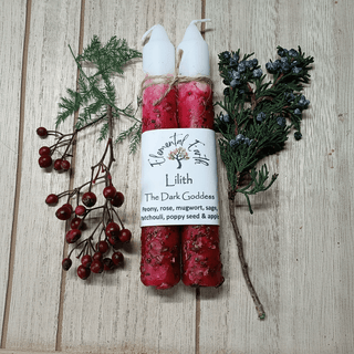 Lilith Herbal Intention Candles - The Mystical Moon Online Store