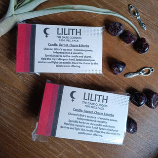 Lilith Mini Spell Ritual Kit Travel pack - The Mystical Moon Online Store