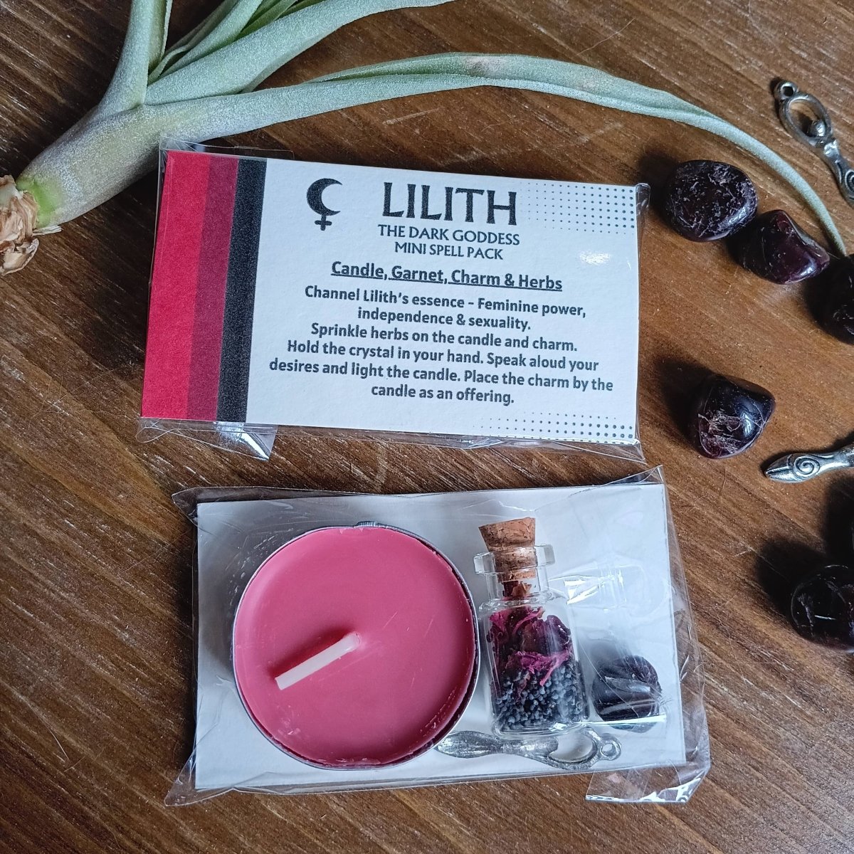 Lilith Mini Spell Ritual Kit Travel pack - The Mystical Moon Online Store