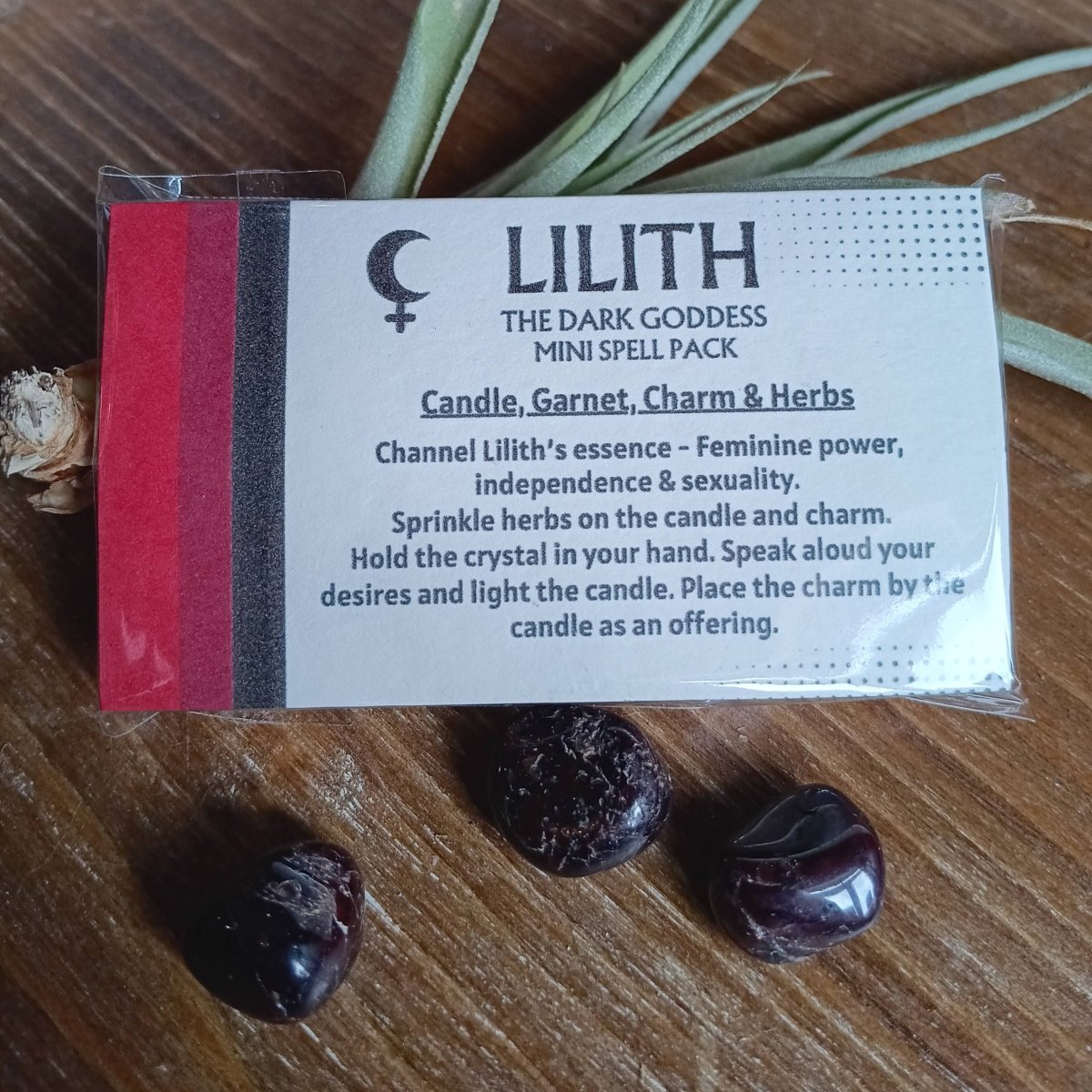 Lilith Mini Spell Ritual Kit Travel pack - The Mystical Moon Online Store