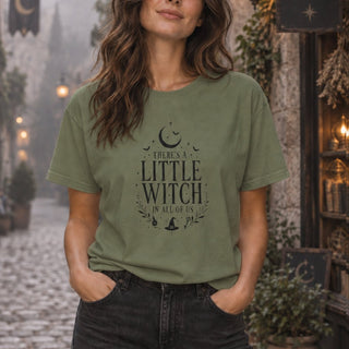 Little Witch Graphic Tee — There's a Little Witch in All of Us - The Mystical Moon