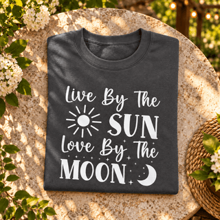 Live By The Sun, Love By The Moon Sweatshirt - The Mystical Moon
