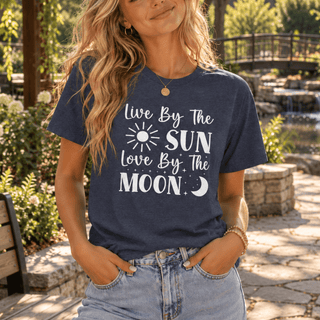 Live By The Sun, Love By The Moon T-Shirt - The Mystical Moon