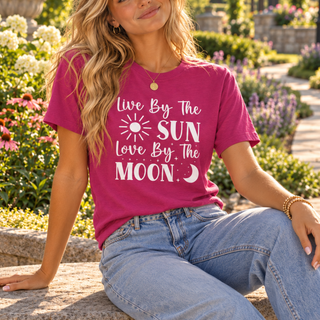 Live By The Sun, Love By The Moon T-Shirt - The Mystical Moon