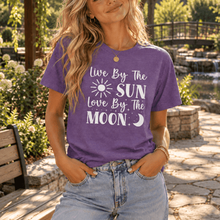 Live By The Sun, Love By The Moon T-Shirt - The Mystical Moon