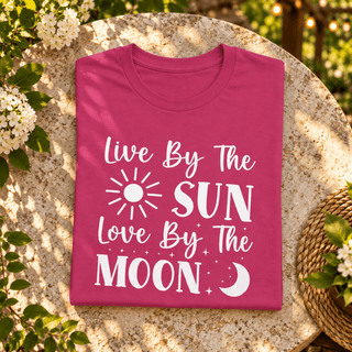 Live By The Sun, Love By The Moon T-Shirt - The Mystical Moon