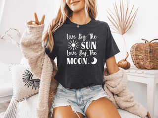Live By The Sun, Love By The Moon T-Shirt - The Mystical Moon Online Store