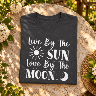 Live By The Sun, Love By The Moon T-Shirt - The Mystical Moon