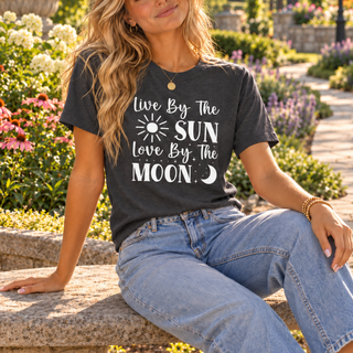 Live By The Sun, Love By The Moon T-Shirt - The Mystical Moon