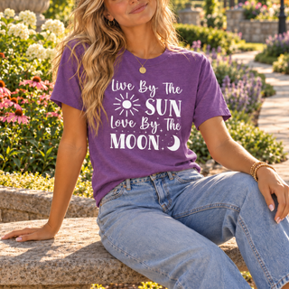 Live By The Sun, Love By The Moon T-Shirt - The Mystical Moon